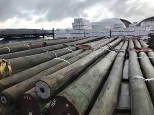 timber wharf piles